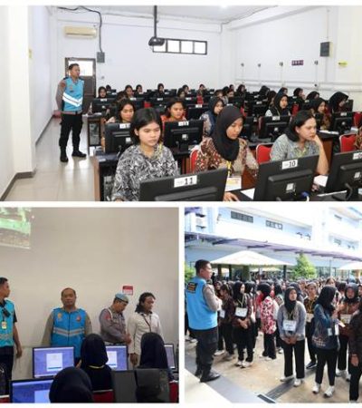 Foto : Polda Kepri laksanakan Tes Psikologi Calon Bintara Wanita, sebanyak 139 Calon Siswa (Casis) Bintara Polri Polda Kepri menjalani Tes Computer Assisted Test (CAT) Psikologi, bertempat di Universitas Putra Batam, Kamis (24/04/25) - (r/Wati Sgn)