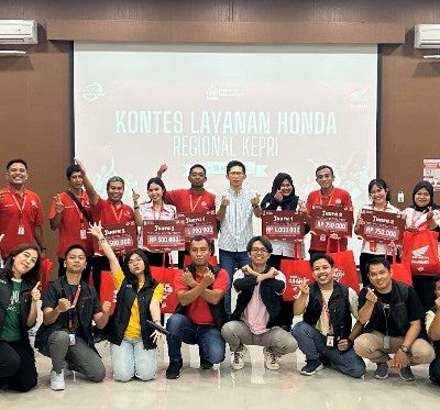 Foto : Kontes Layanan Honda Regional 2025 kembali buktikan Komitmen Layanan Prima di Kepri, Rabu (07/05/25) - (r/Wati Sgn)