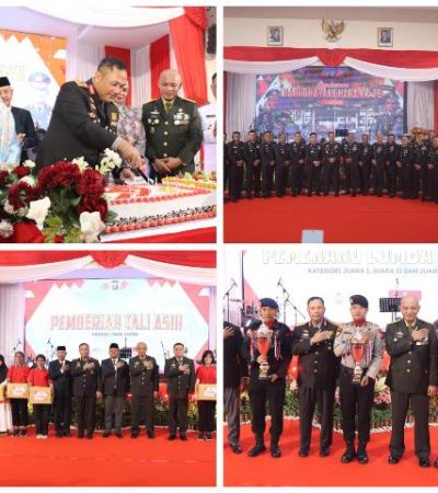 Foto : Polda Kepri gelar syukuran Hari Bhayangkara ke-79, di Gedung Lancang Kuning, Mapolda Kepri, Selasa (01/07/25) - (r/wati sgn)